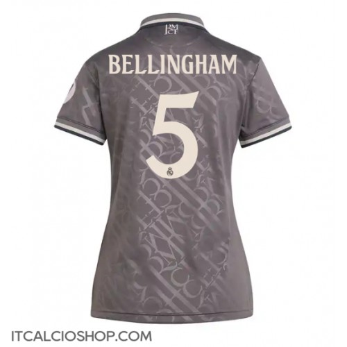 Real Madrid Jude Bellingham #5 Terza Maglia Femmina 2024-25 Manica Corta